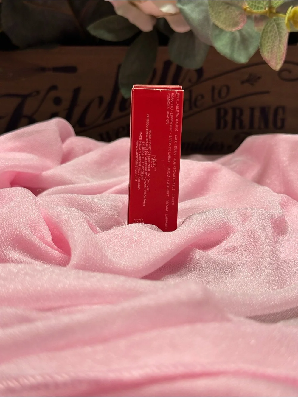NARS Lipstick in Red Packaging
